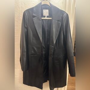 Black Avec Les Filles Coat NWOT